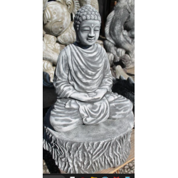 STATUE  BOUDDHA AVEC SOCLE